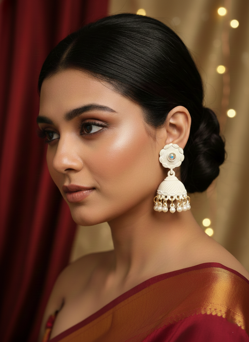 Matte Textured Earrings