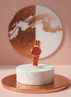 Stylish Heart Bracelet Watch