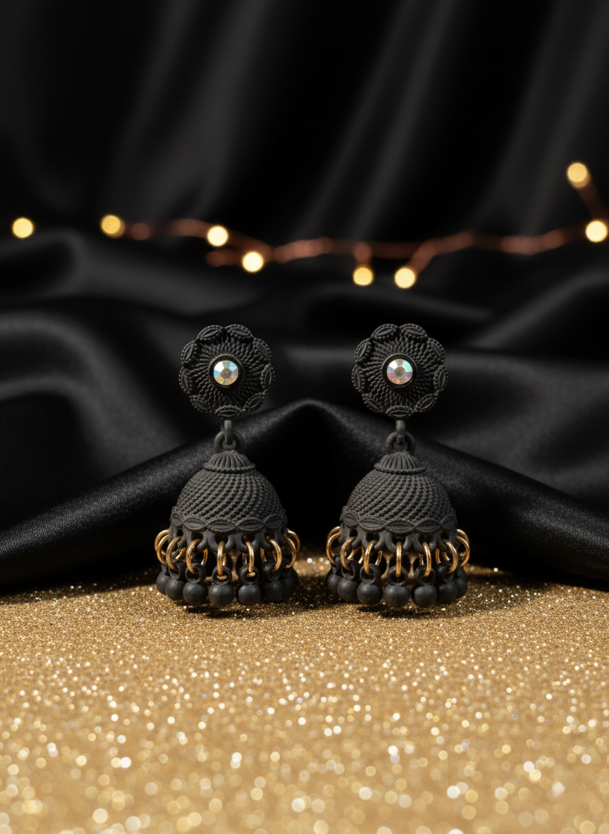 Matte Textured Earrings