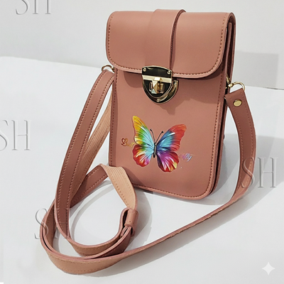 Elegant Butterfly Mini Crossbody Bag