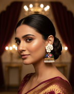 Floral Pearl Earrings