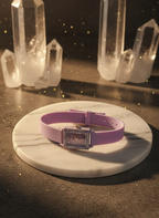 Elegant Purple Square Watch