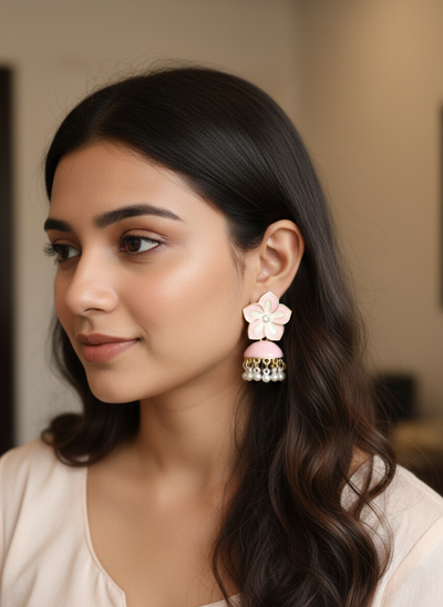 Blush Blossom Earrings