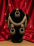 Crimson Elegance Bridal Set