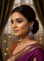 Matte Textured Earrings