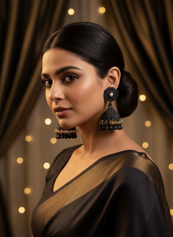 Matte Textured Earrings