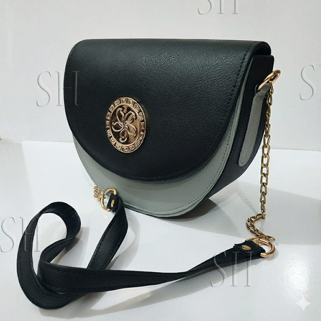 Chic Crossbody Bag with Chain Strap
