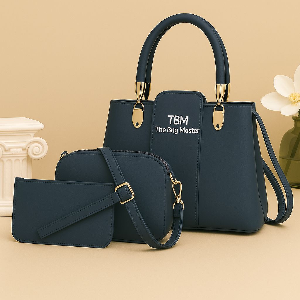 Stylish Women’s Handbag Set – 3 Pieces