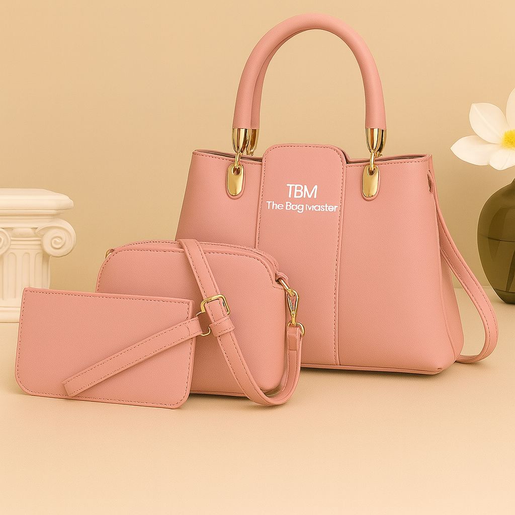 Stylish Women’s Handbag Set – 3 Pieces