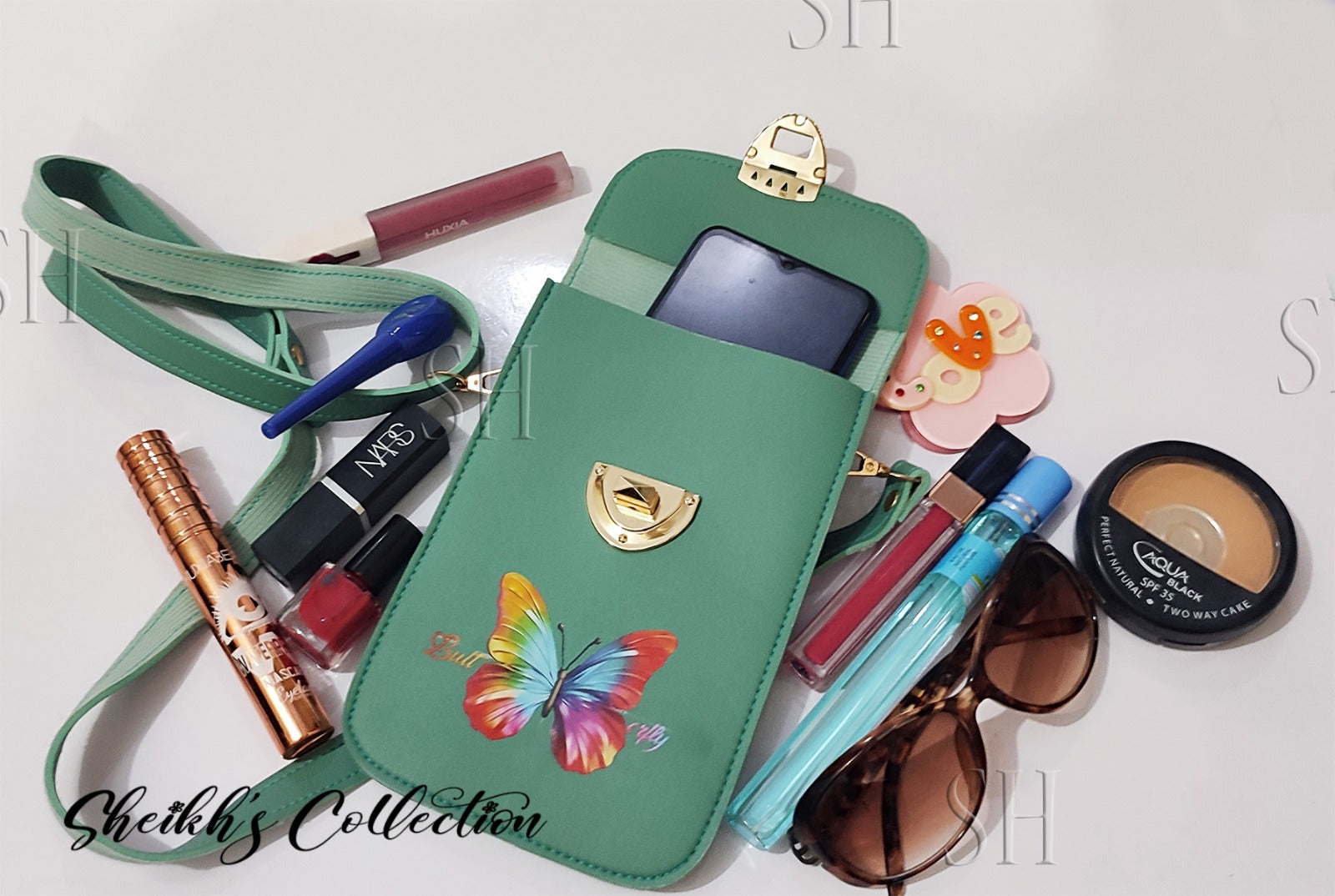 Elegant Butterfly Mini Crossbody Bag