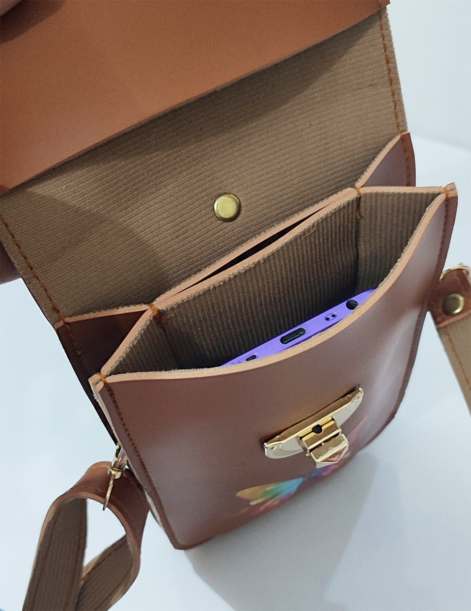 Elegant Butterfly Mini Crossbody Bag