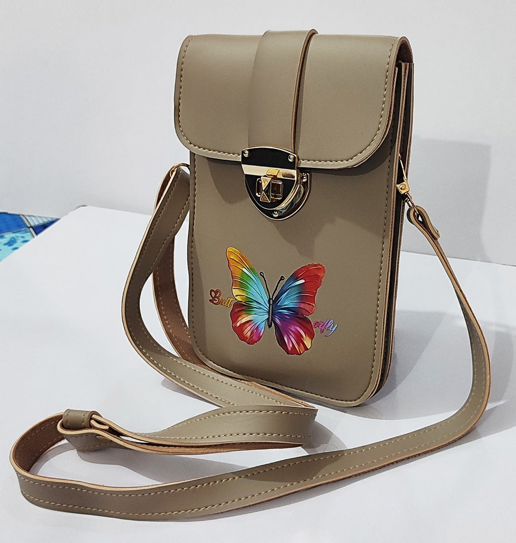 Elegant Butterfly Mini Crossbody Bag