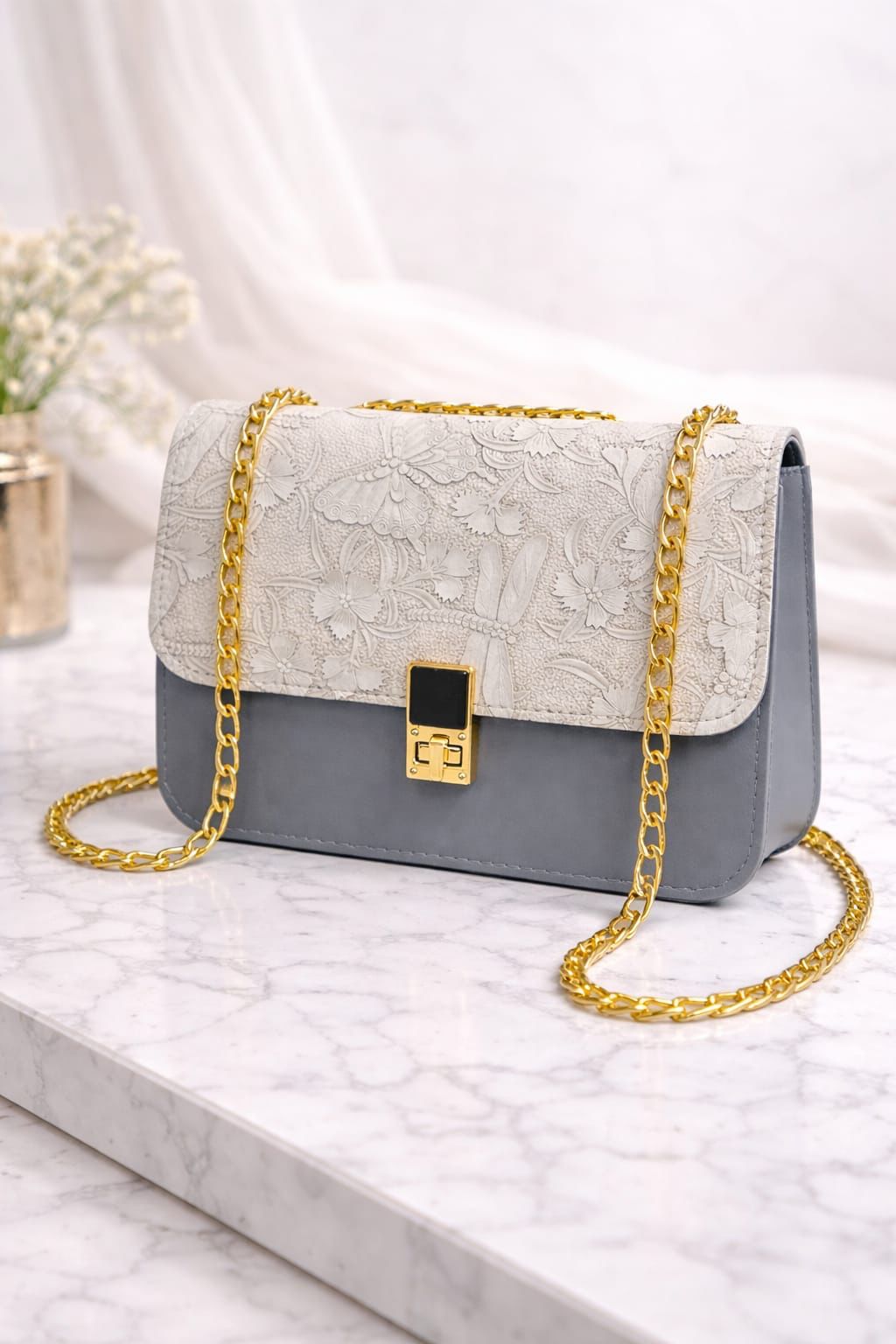 Premium Floral Crossbody