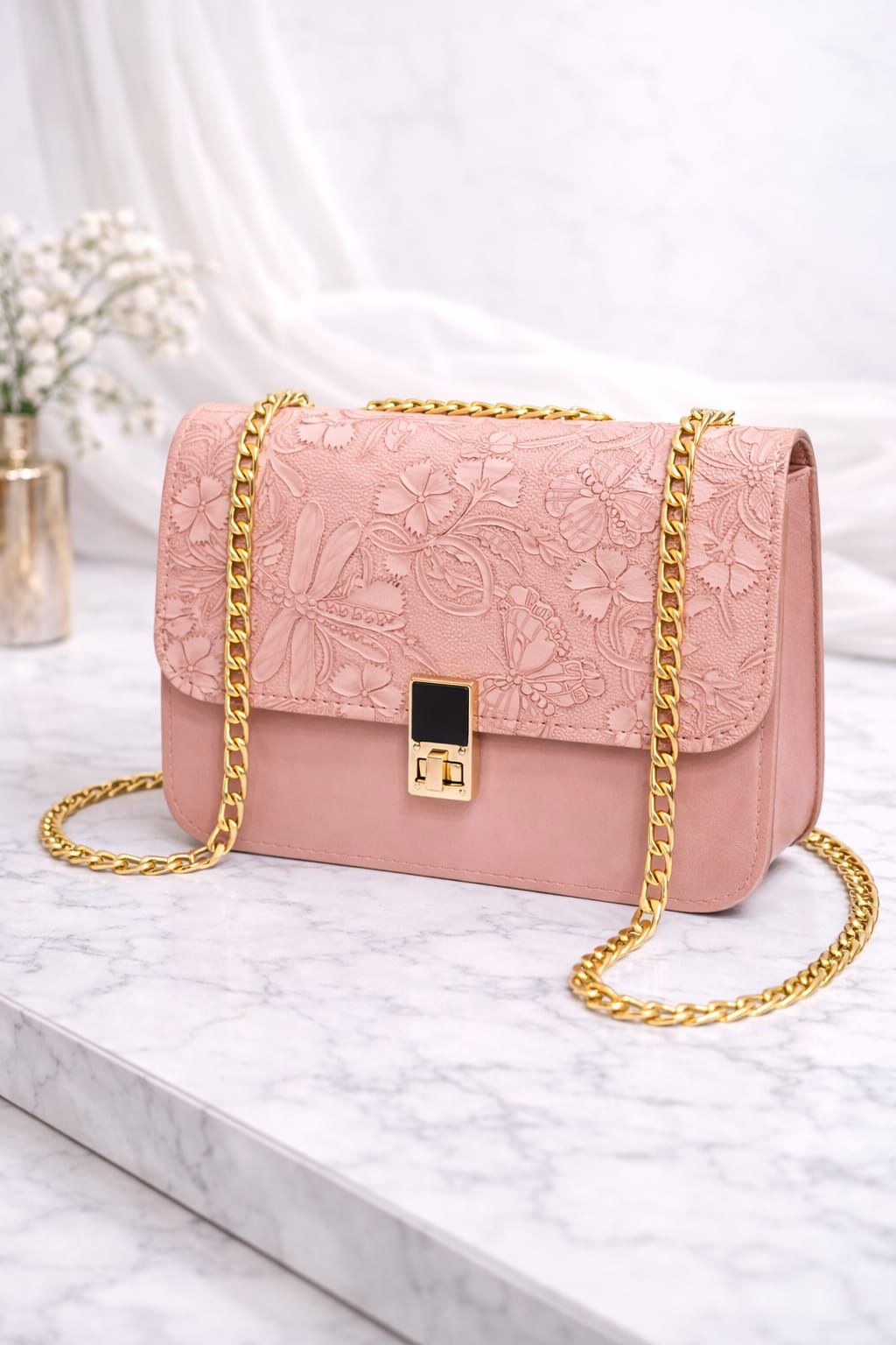 Premium Floral Crossbody