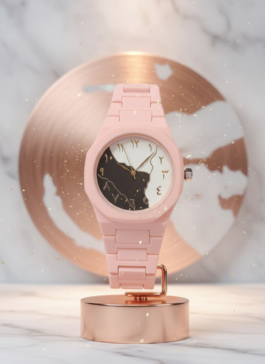 Trendy Pink Casual Watch